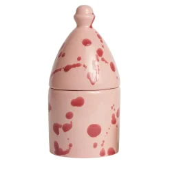 Carola fra i Trulli Portacandele Trullo Rosa e Borgogna> Candelieri E Portacandele