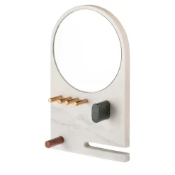 Kimano Portagioie Lunatico Bianco Carrara di Cecilia Alemagna> Sculture Da Parete