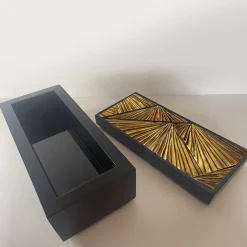 Ghirò Studio Portagioie nero e oro><noscript><img width=