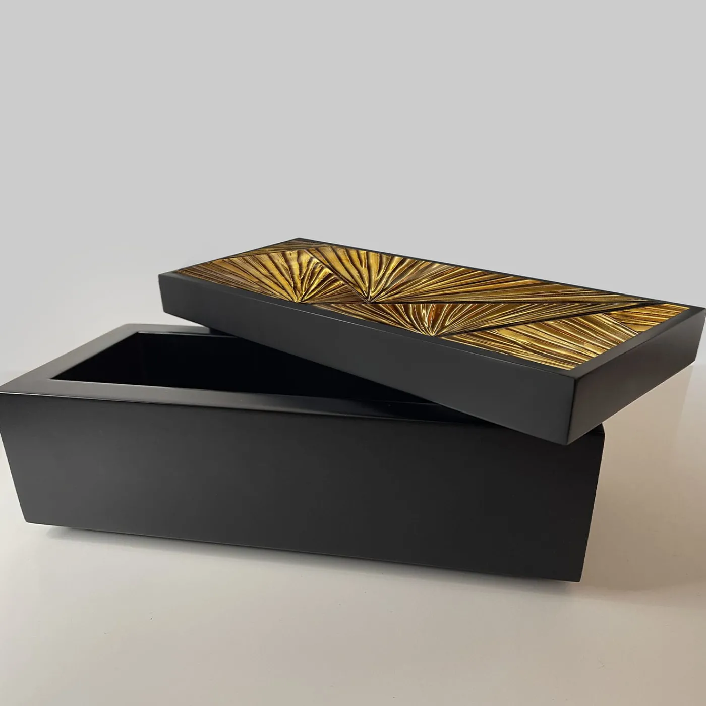 Ghirò Studio Portagioie nero e oro> Portagioie