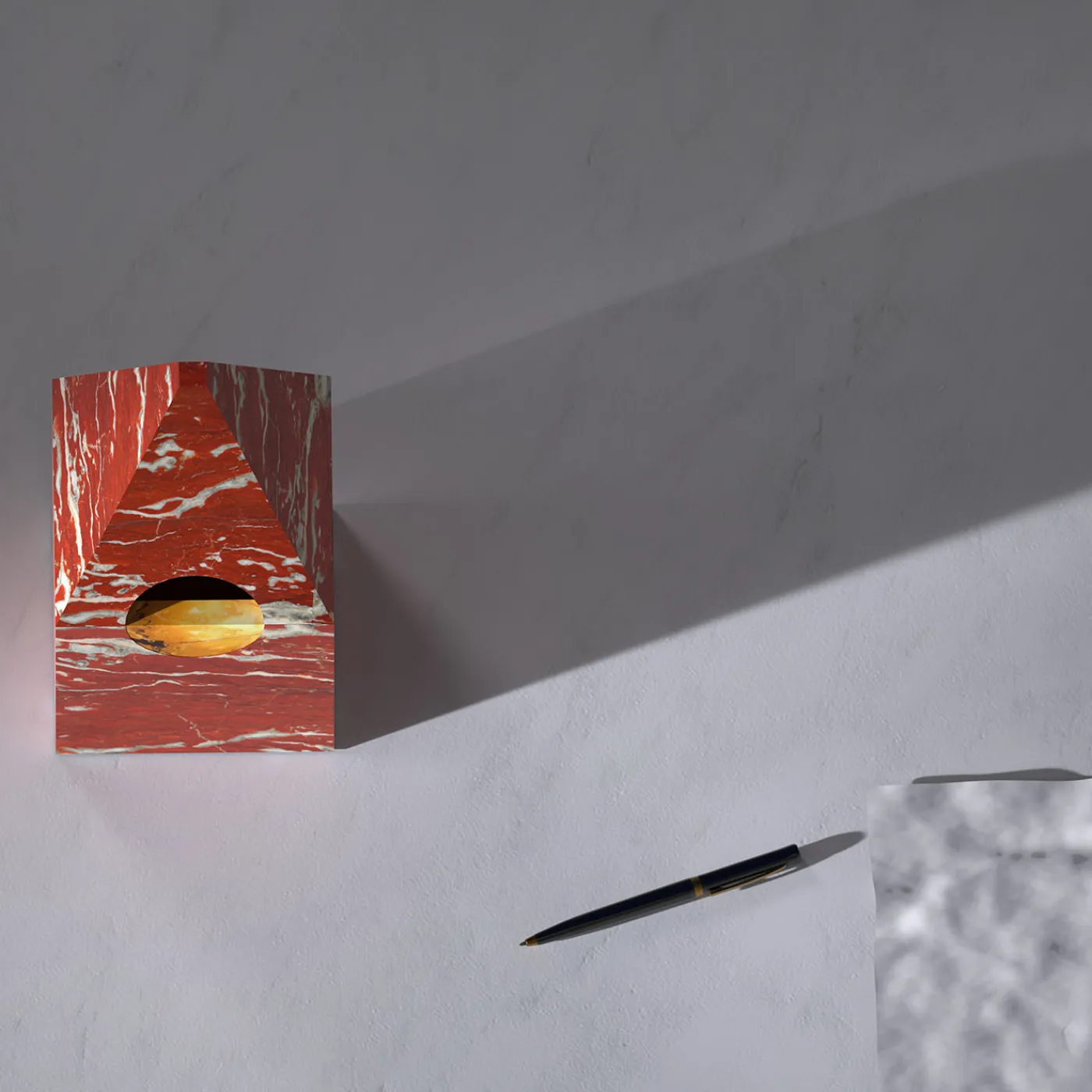 Carcino Design Portagioie Nostalgia in marmo rosso> Portagioie