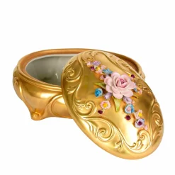 Villari PORTAGIOIE OVALE GRANDE - ORO> Portagioie