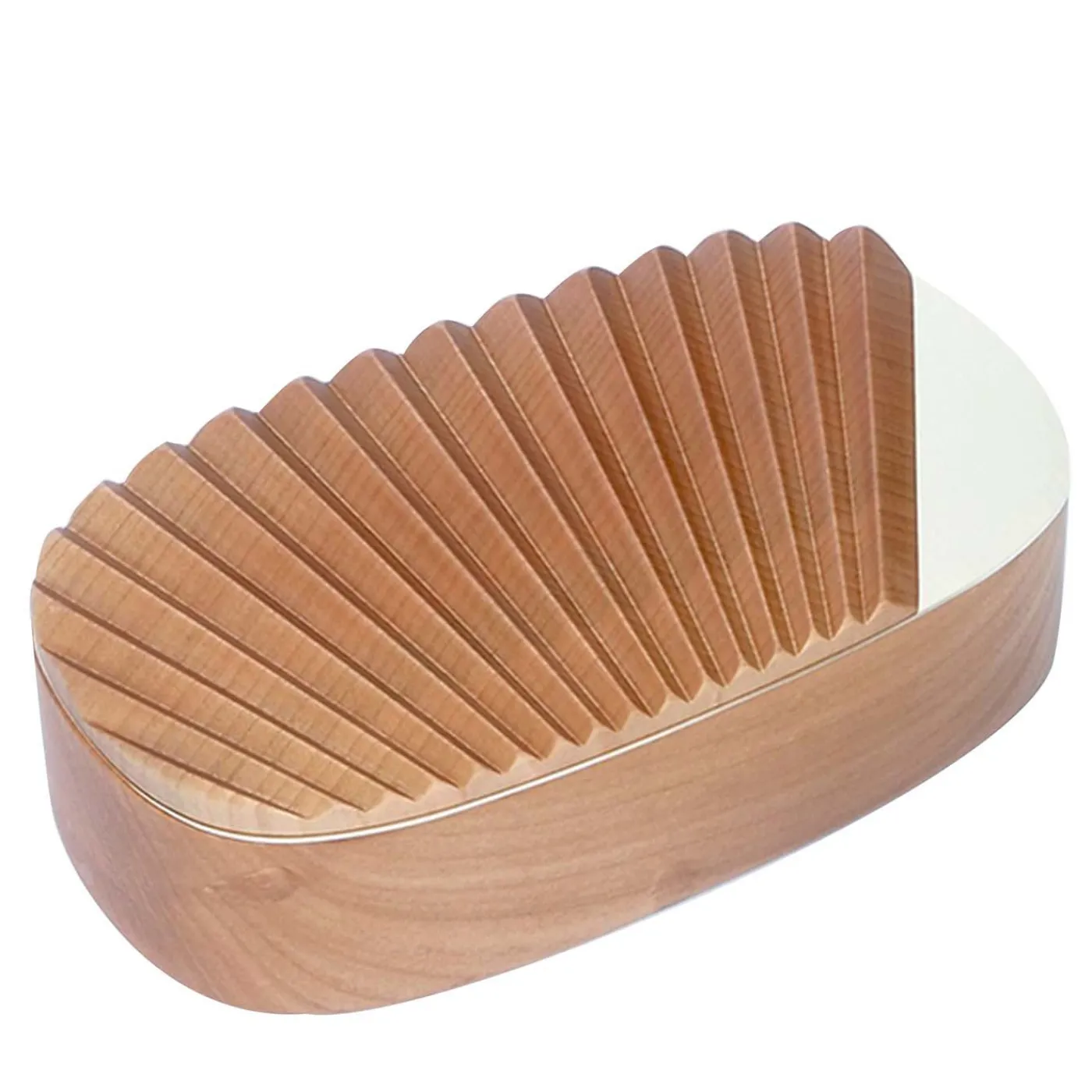 Portego Portagioie ovale Mini Portrait in legno di ciliegio> Portagioie