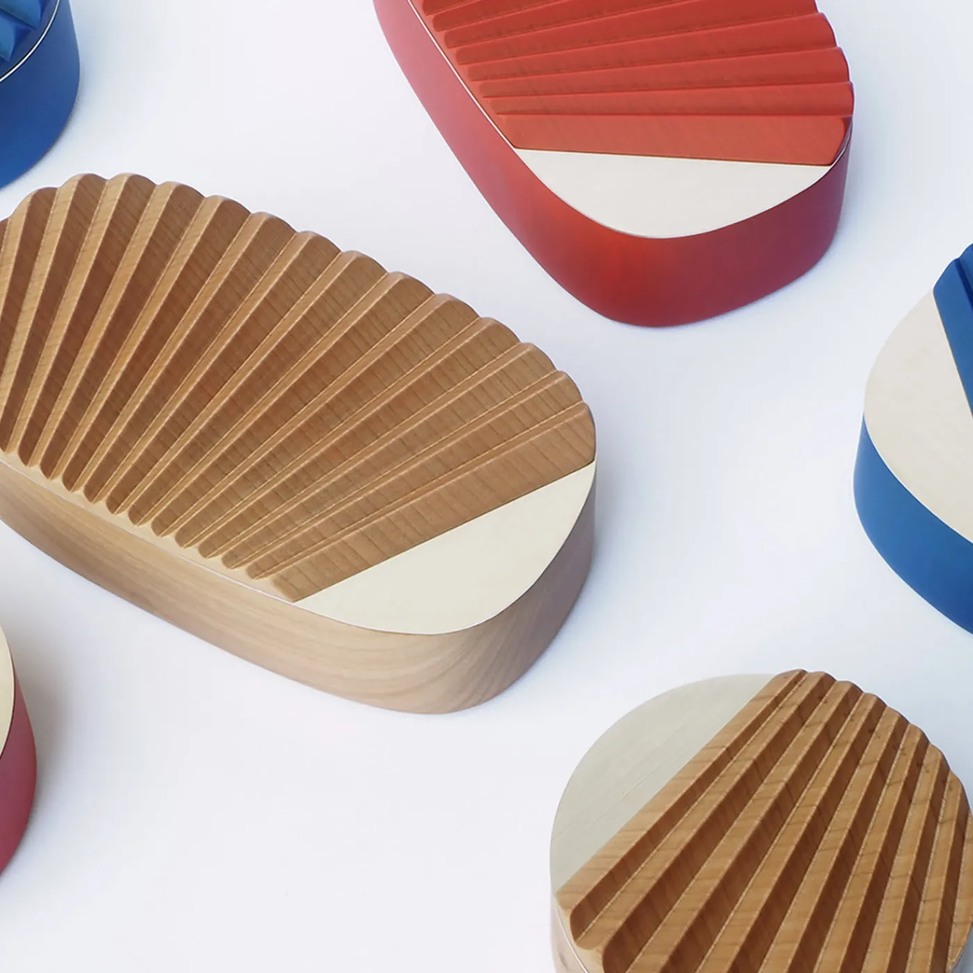 Portego Portagioie ovale Mini Portrait in legno di ciliegio> Portagioie