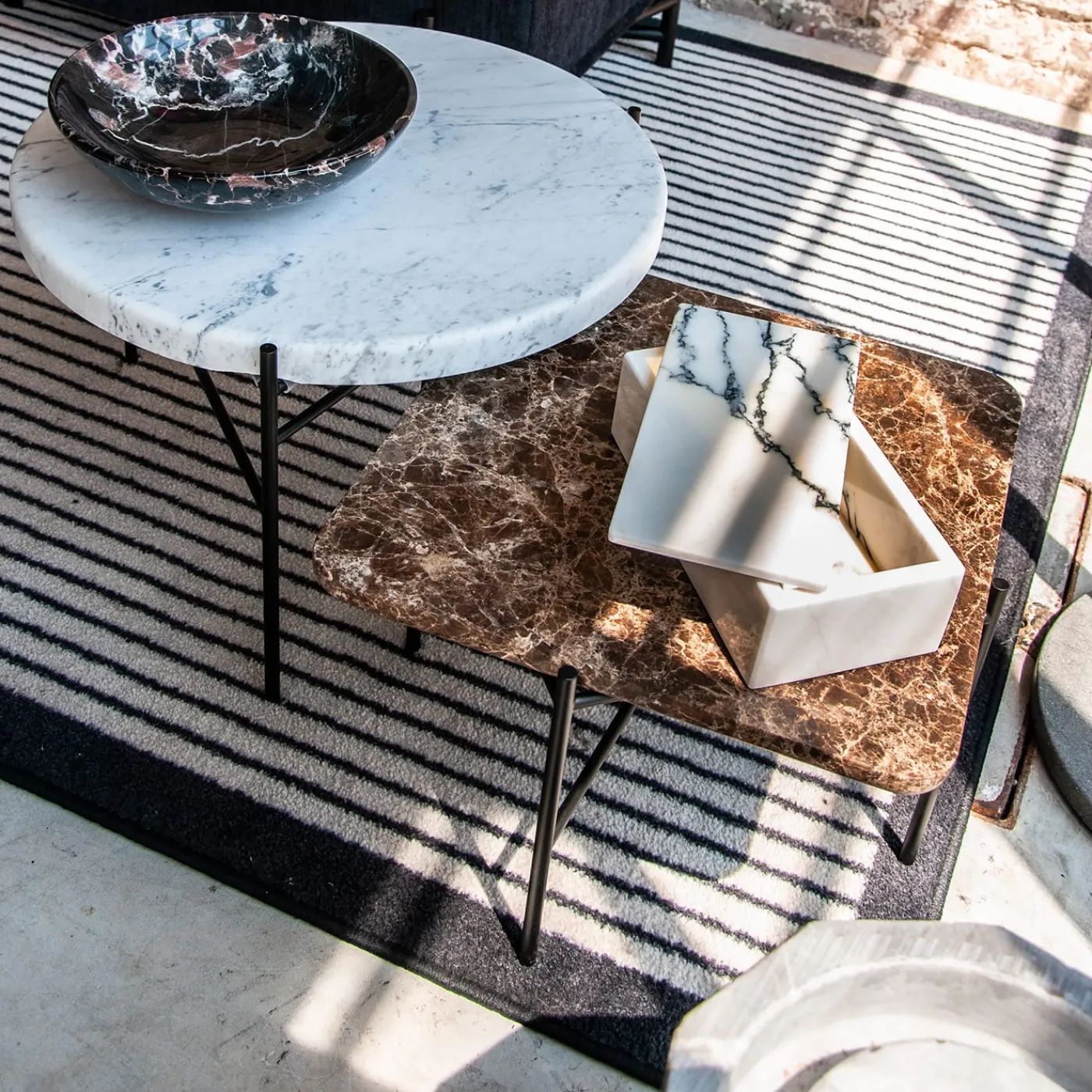 FiammettaV Home Collection Portaocchiali in marmo di Paonazzo> Scatole