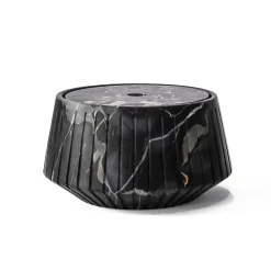 FiammettaV Home Collection Portaoggetti a righe in marmo Portoro><noscript><img width=