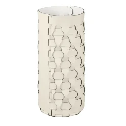 ADJ Style Portaombrelli Dubai in panna cotta e pelle bianca> Ceste