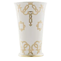 Le Porcellane Portaombrelli Tarsia bianco e oro> Portaombrelli