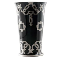 Le Porcellane Portaombrelli Tarsia nero e platino> Portaombrelli