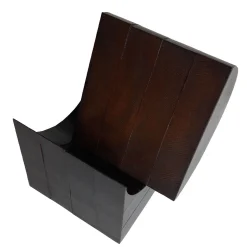 Meccani Design Portariviste in Legno Nero di Pietro Meccani> Portariviste