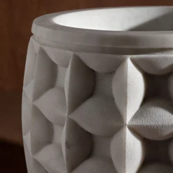 Kreoo Portavasi grande Dawn in marmo Bianco del Re> Cachepot E Portavasi