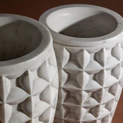 Kreoo Portavasi grande Dawn in marmo Bianco del Re><noscript><img width=