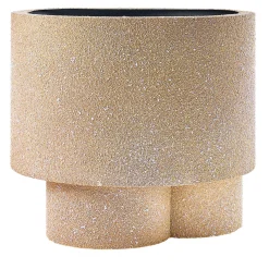 Cimento Portavaso Erasmo marrone di Patricia Urquiola> Cachepot E Portavasi