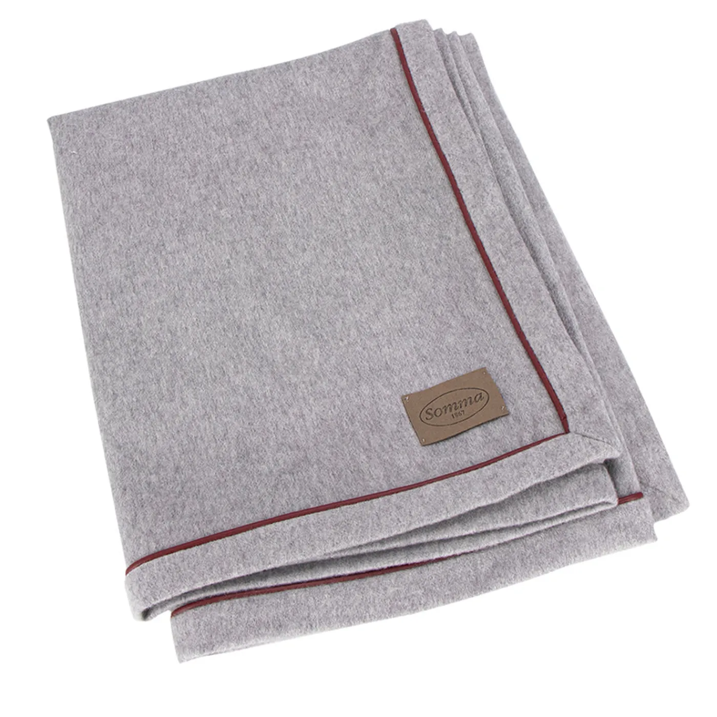 Somma 1867 Portofino Plaid grigio> Coperte