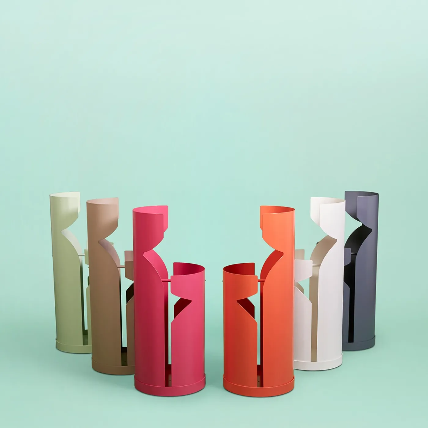 Giacopini Portombrelli Hug in Metallo Fucsia di MM Company> Portaombrelli