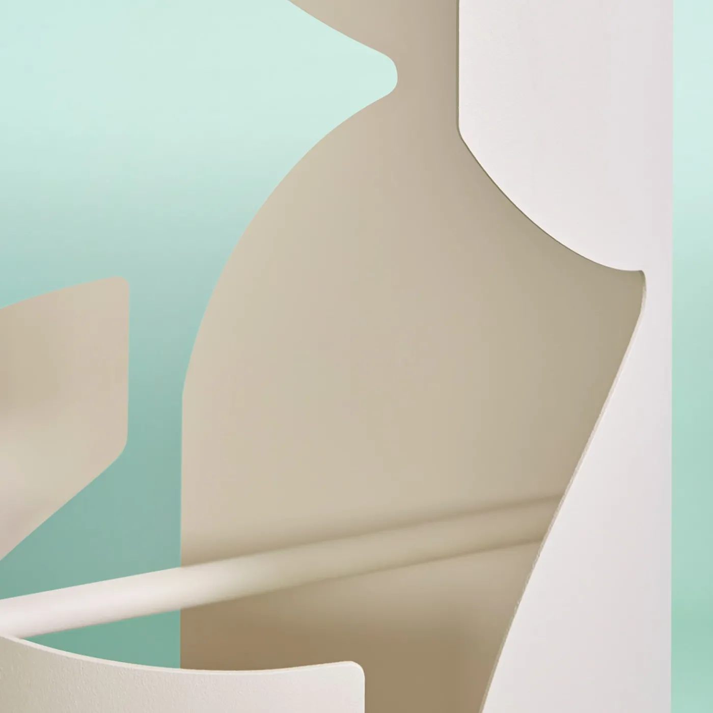 Giacopini Portombrelli Hug in Metallo Bianco di MM Company> Portaombrelli