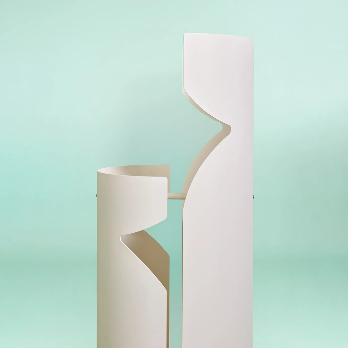 Giacopini Portombrelli Hug in Metallo Bianco di MM Company> Portaombrelli