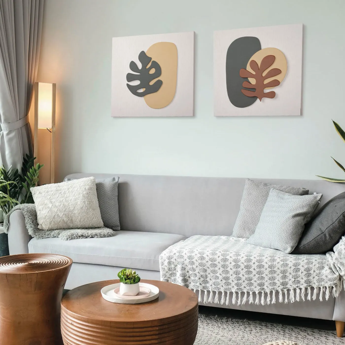 Lineasette Quadro Foglia Hello Nature> Sculture Da Parete