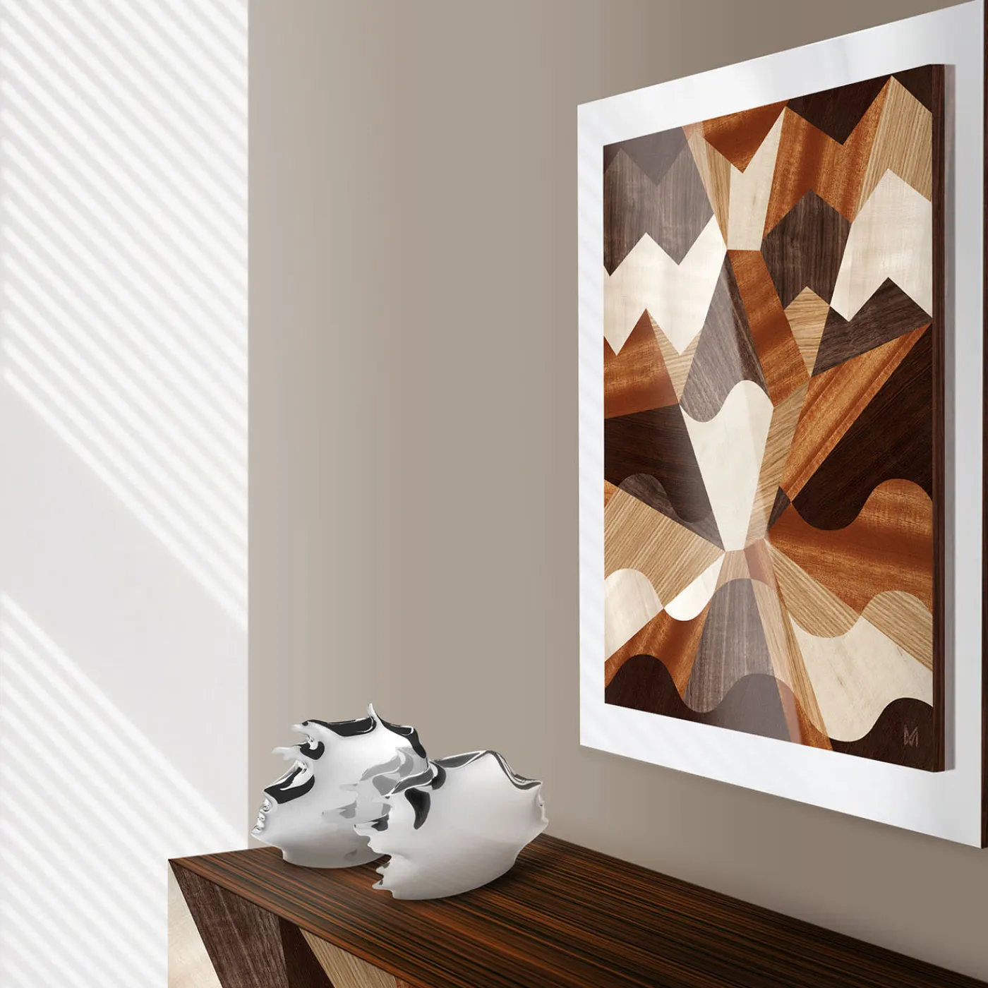 Marzia Boaglio Quadro Specchio Bene/Male> Pannelli Decorativi