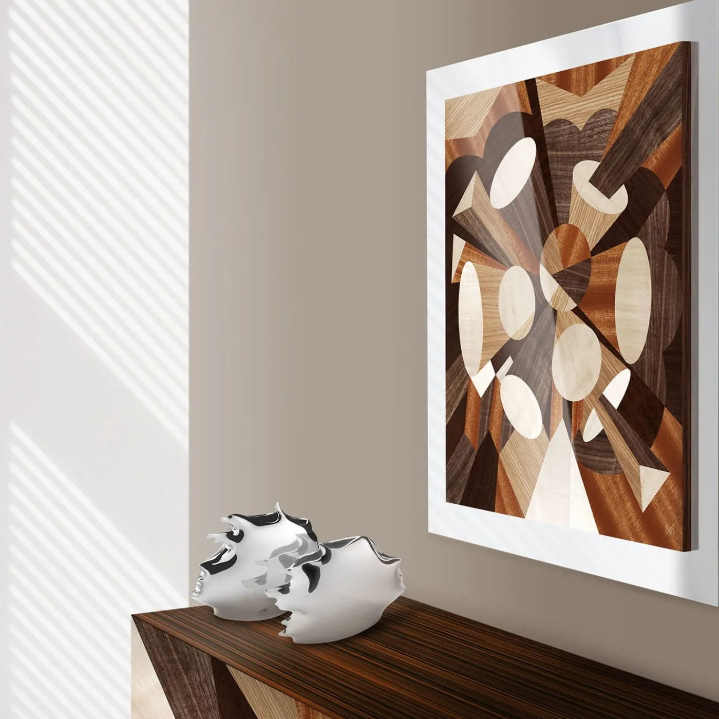 Marzia Boaglio Quadro Specchio Esplosione> Pannelli Decorativi