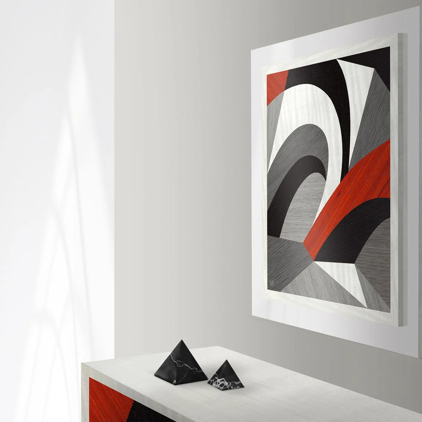 Marzia Boaglio Quadro Specchio Via Roma> Pannelli Decorativi