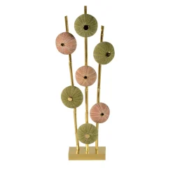 Giuliano Tincani Ricci di mare piccola scultura verde e rosa> Sculture Decorative