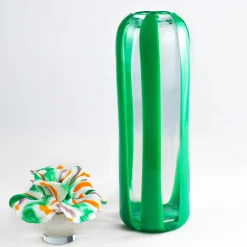 Venice Factory Rigadon con fiore Scultura in vetro veneziano di Eliana Gerotto> Bottiglie Decorative