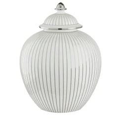Le Porcellane Righe di Platino Potiche> Vasi Con Coperchio