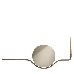 Aina Kari Rising Sun O Specchio da parete con finitura ottone> Specchi Da Parete