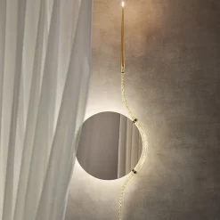 Aina Kari Rising Sun V Specchio da parete con finitura champagne e bronzo> Specchi Da Parete