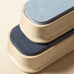 Giobagnara Rodi Marble Box Lungo Rettangolare Grande> Portagioie