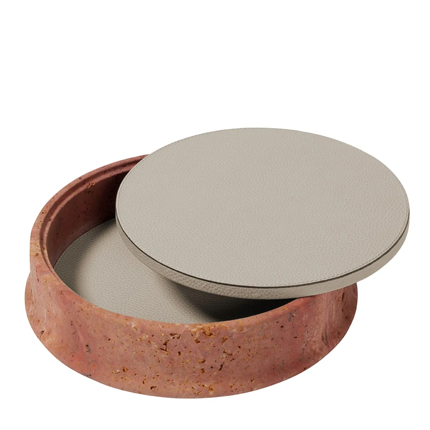 Giobagnara Rodi Marble Box Rotondo Grande> Portagioie