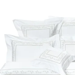 Verderoccia Roma Bianco e argento oliva US King Sham><noscript><img width=