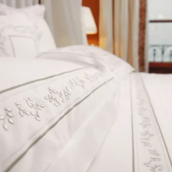 Verderoccia Roma Bianco e argento oliva US King Sham><noscript><img width=