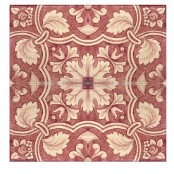 Studio Le Nid Rosso Ficus Indica Set di 4 piastrelle #8> Piastrelle E Pavimenti