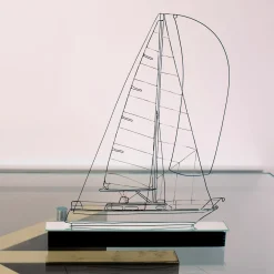 Profilo Saint Barth Barca a vela in metallo><noscript><img width=