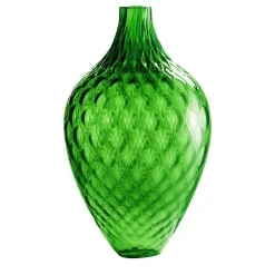 NasonMoretti Samarcanda Vaso decorativo alto Balloton verde pino> Vasi Da Fiori