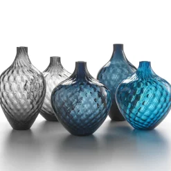 NasonMoretti Samarcanda Vaso decorativo medio Balloton Air-Force Blue> Vasi Da Fiori