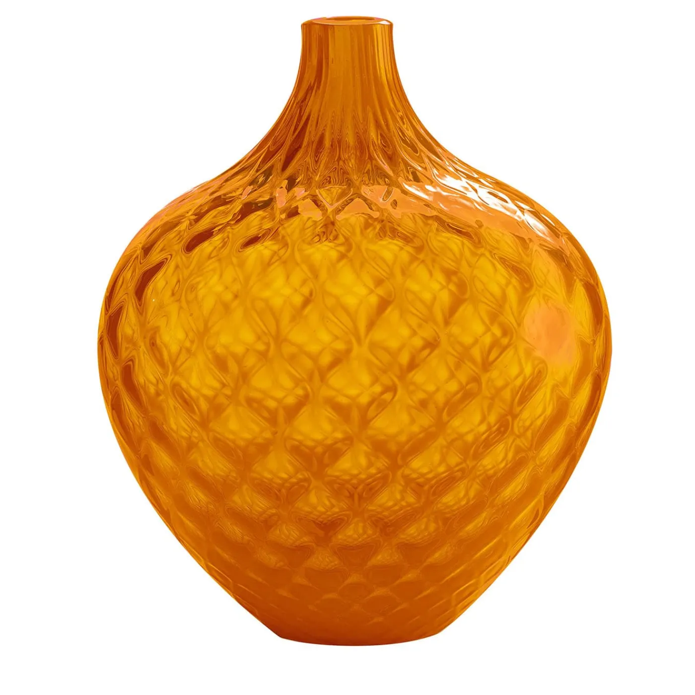 NasonMoretti Samarcanda Vaso decorativo medio arancione Balloton> Vasi Da Fiori