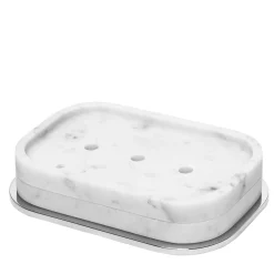 Giobagnara Saponetta rettangolare in marmo Polo #5> Arredo Bagno
