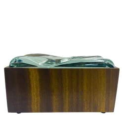 Ghirò Studio Scatola decorativa in cristallo e bois de Rosewood> Scatole