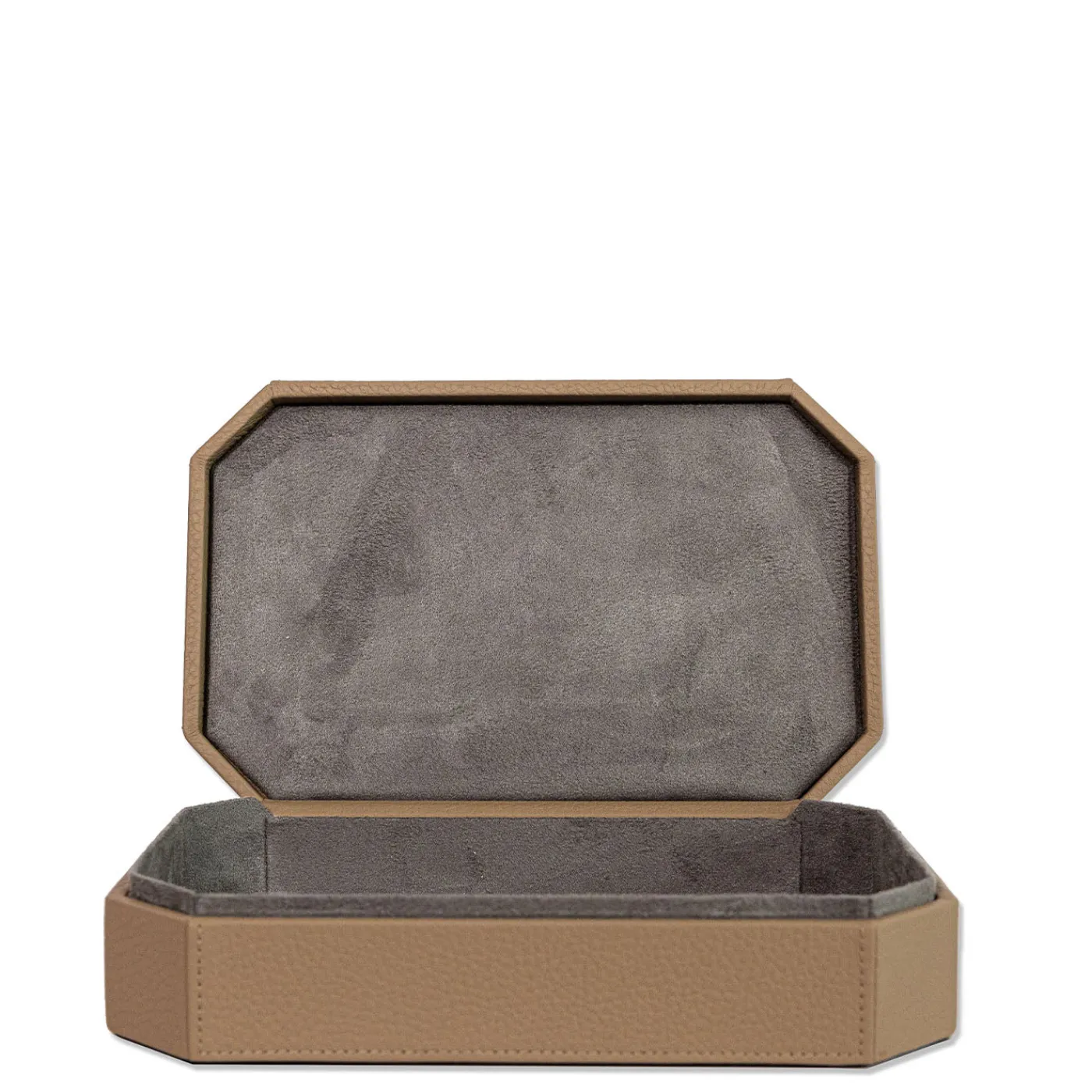 Cassigoli Scatola Del Monte 25 in legno e pelle beige Tamarone> Scatole