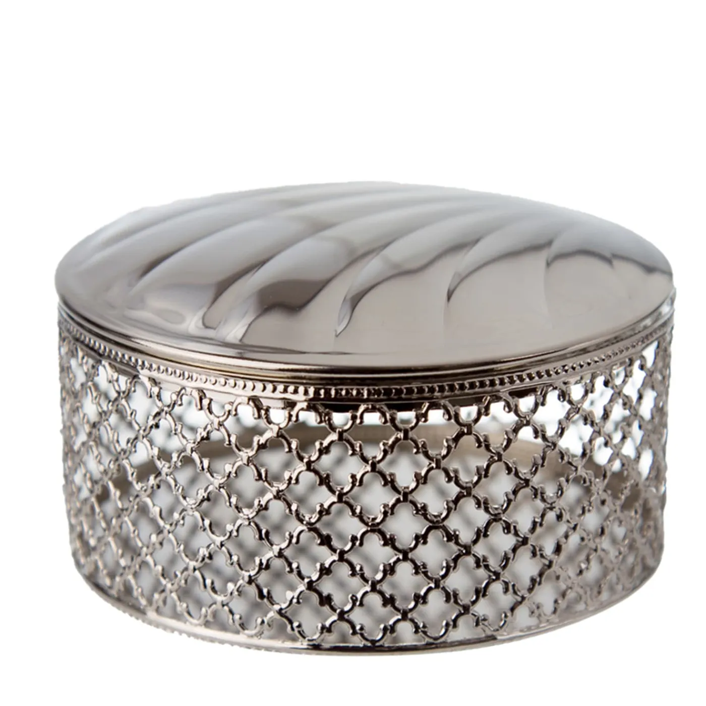 Villari SCATOLA DI COTONE FIRENZE - ARGENTO> Arredo Bagno