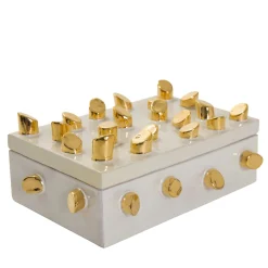 ND Dolfi Scatola di maiolica bianca> Scatole