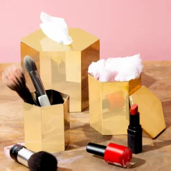 Bronzetto Scatola esagonale in ottone #2> Scatole