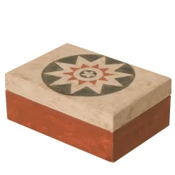 Stefano Gerini Scatola fiorentina rettangolare rossa> Scatole