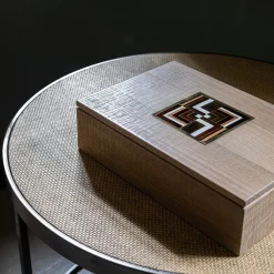 Piccoli Smalti Scatola in Legno Bubinga Cloisonné><noscript><img width=