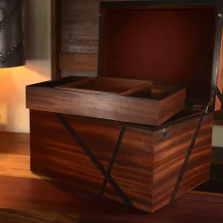 Stefano Raffa Scatola in mogano ed ebano><noscript><img width=