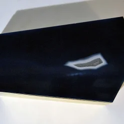 Giuliano Tincani Scatola in ottone con coperchio in agata><noscript><img width=