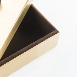 Selezioni Domus Scatola in Ottone con Pietre di Tormalina><noscript><img width=